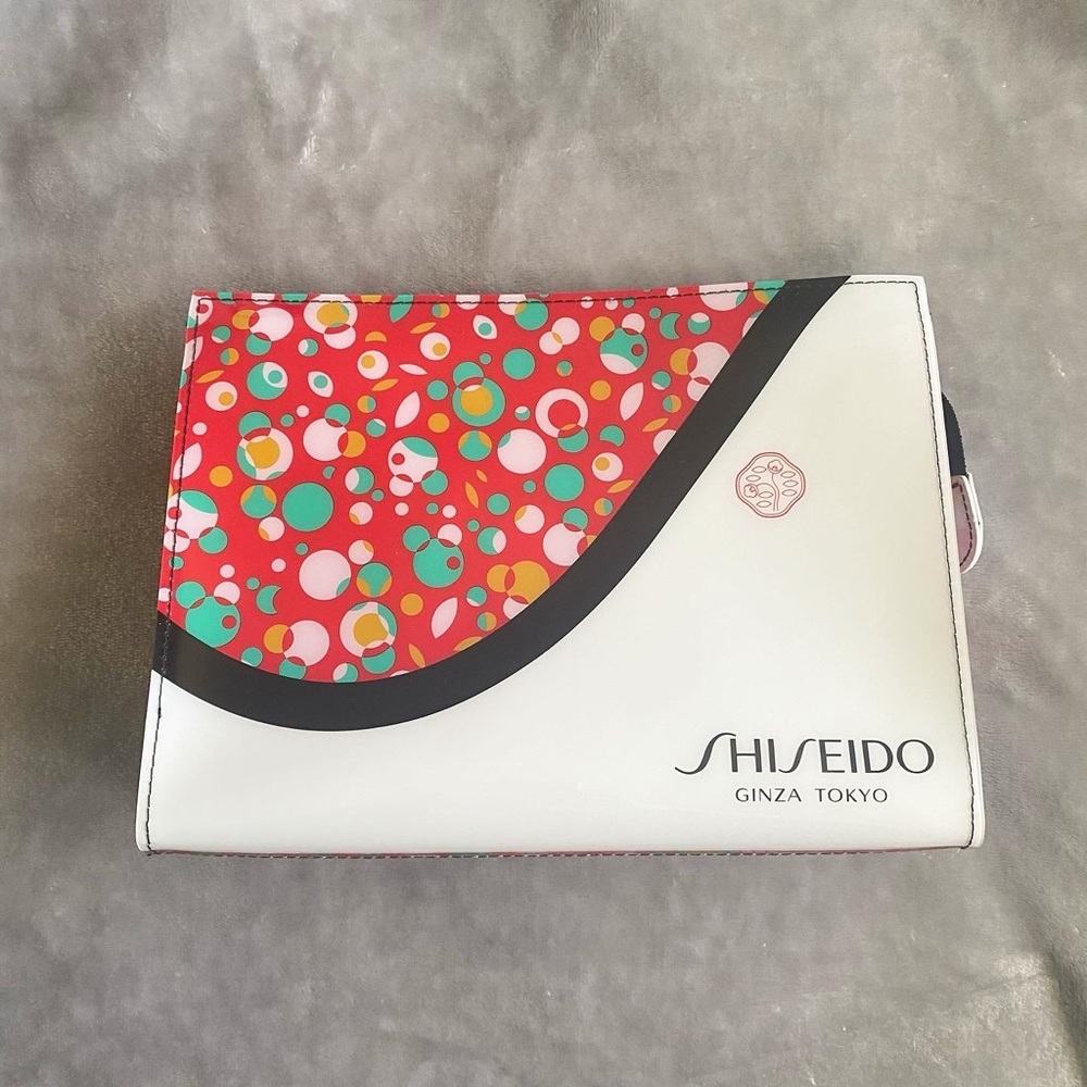 Shiseido Ginza Tokyo PVC Cosmetics Bag / Makeup Pouch